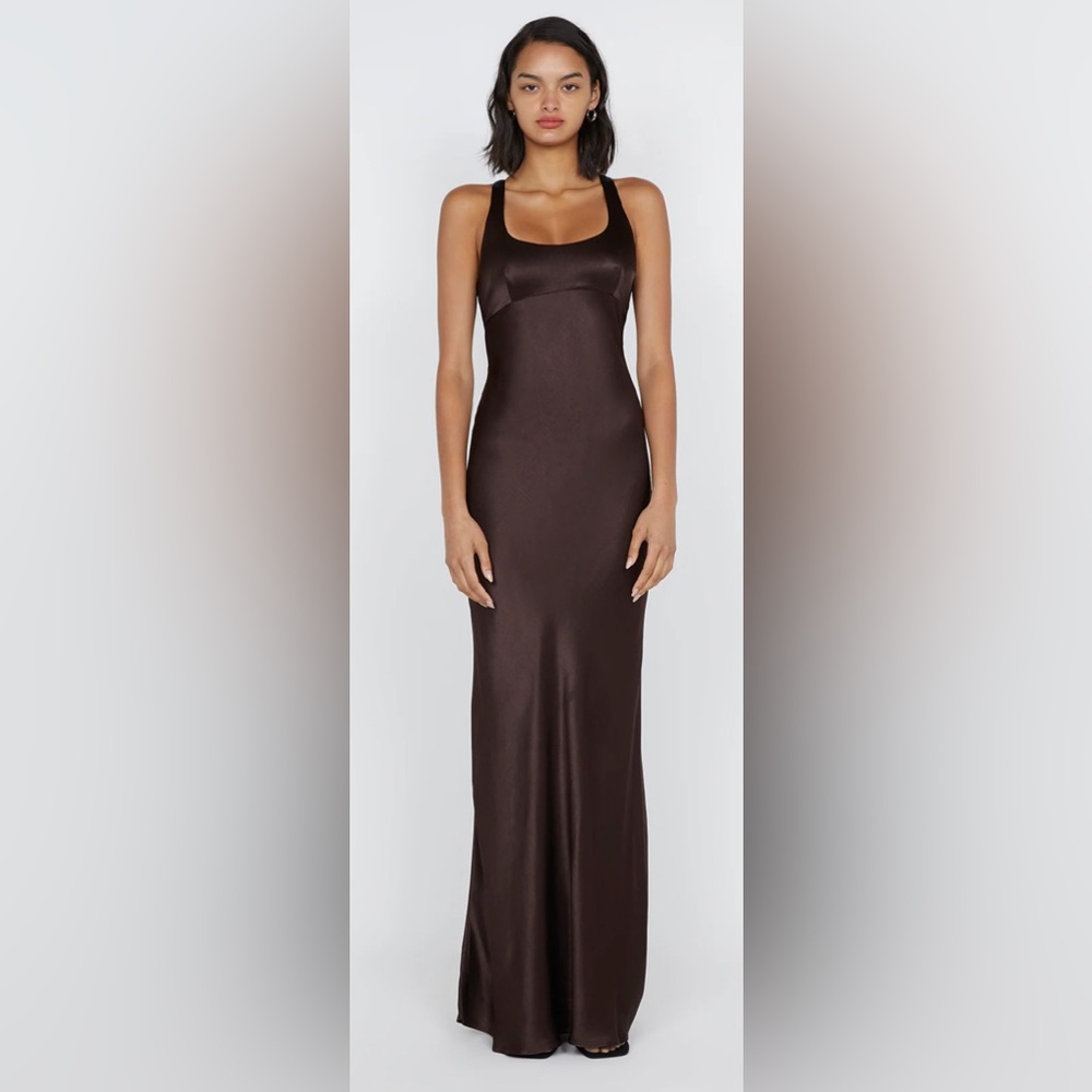 Bec & Bridge Chocolate Brown Maxi Dress